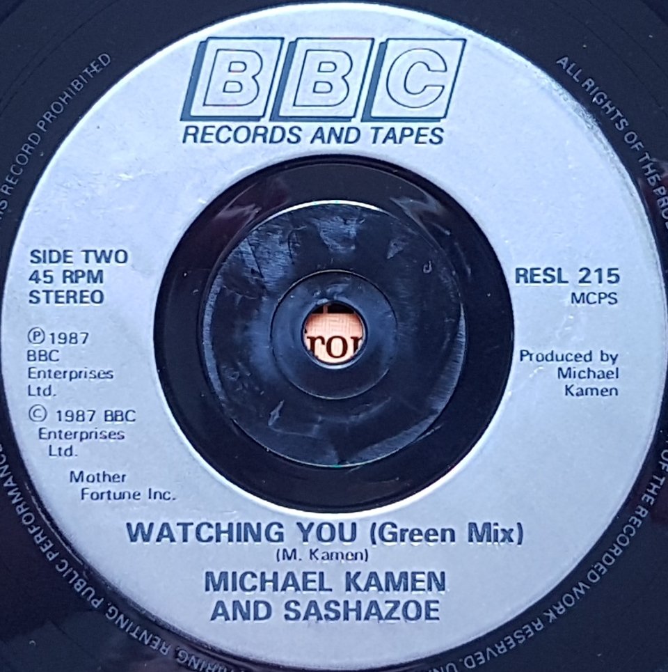RESL 215 Watching you (The duty men) Michael Kamen and Sashazoe from the BBC records and Tapes library Label